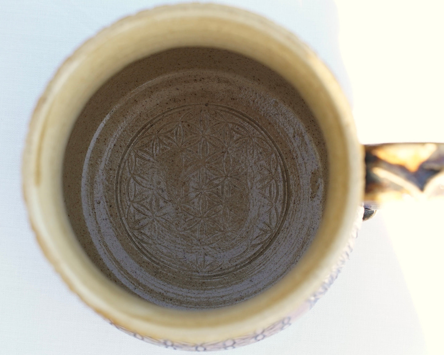 Tasse Blume des Lebens Baumoptik (2)