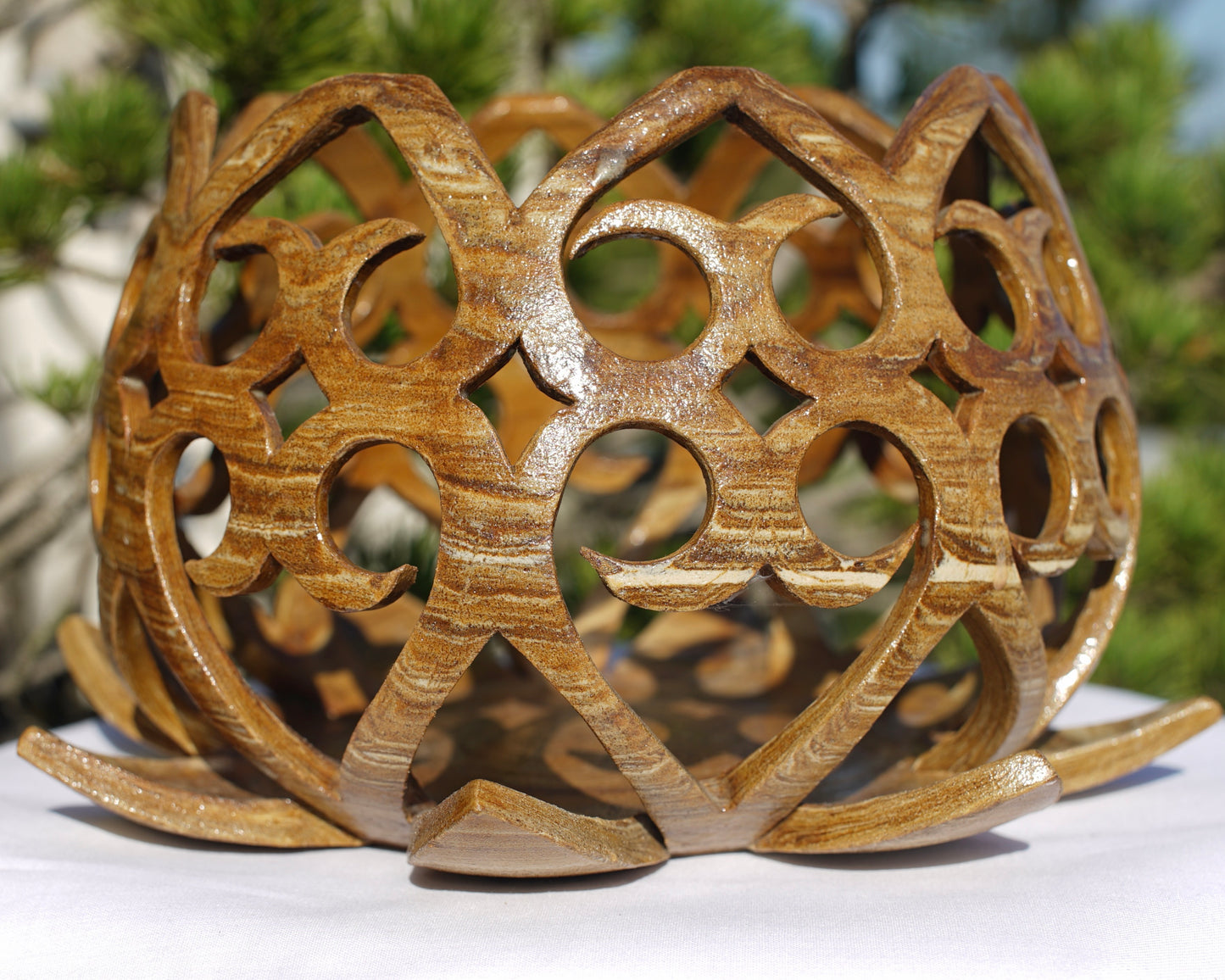 Lotus" candle holder