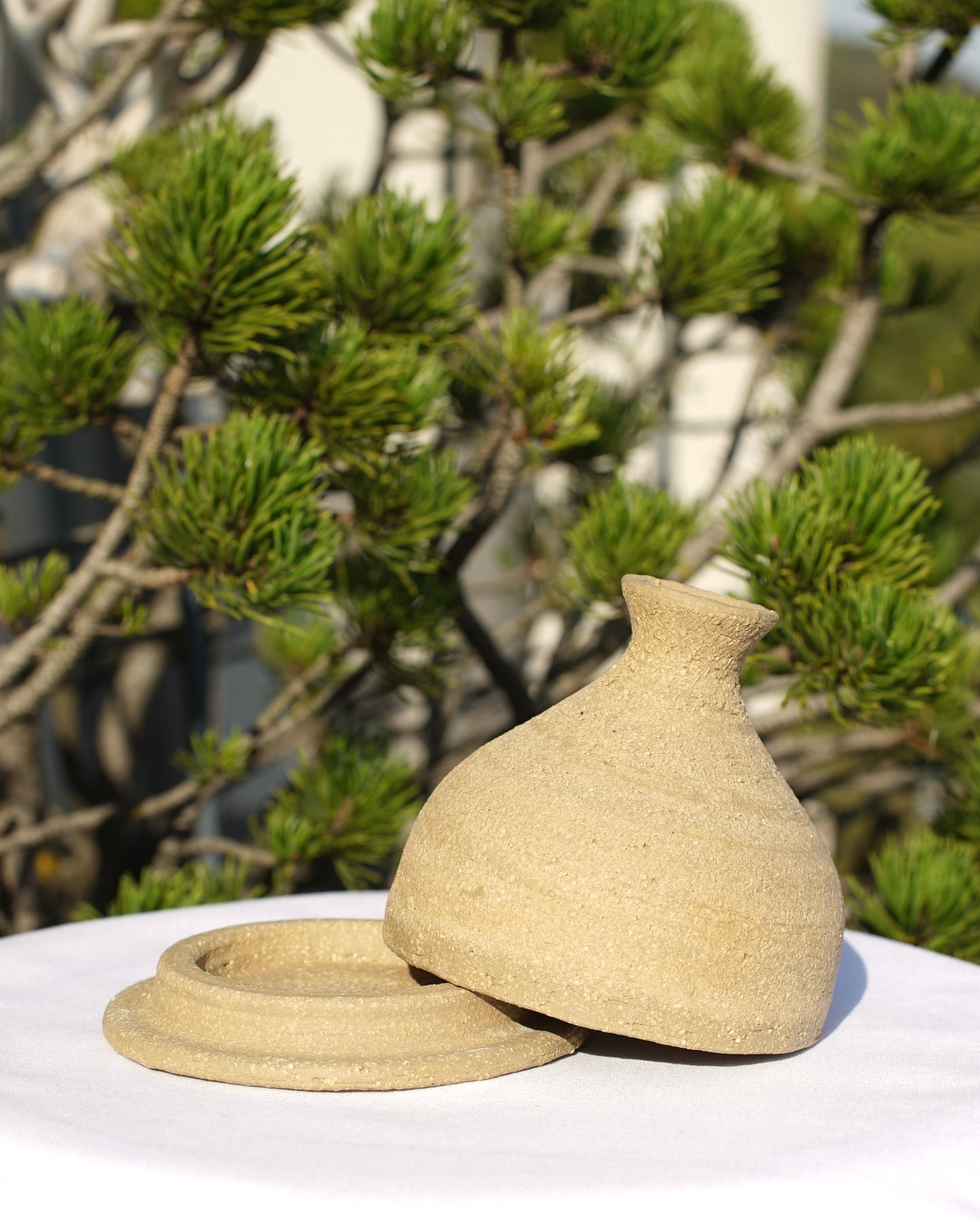 Räucherkegelhalter Sand