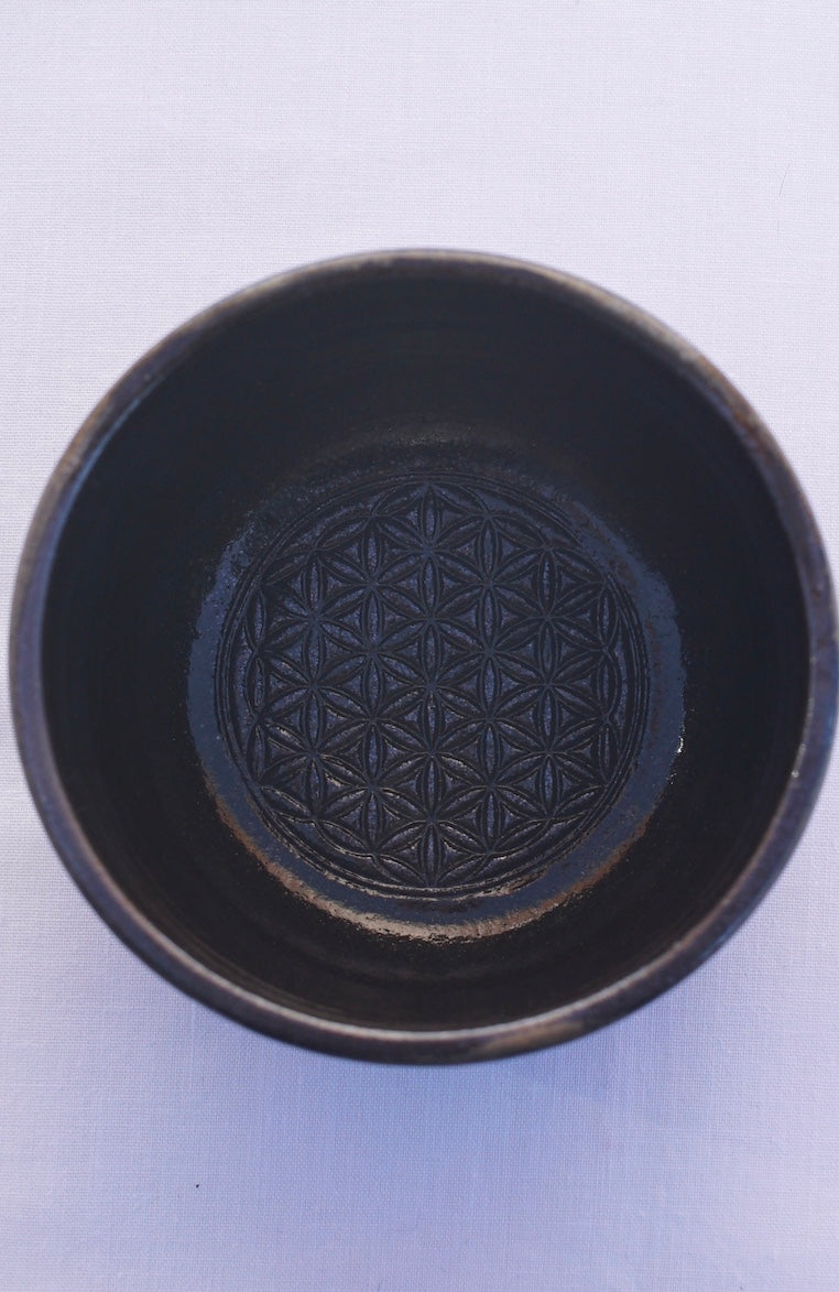 Gobelet Cérémonie du cacao avec Sri Yantra -2-
