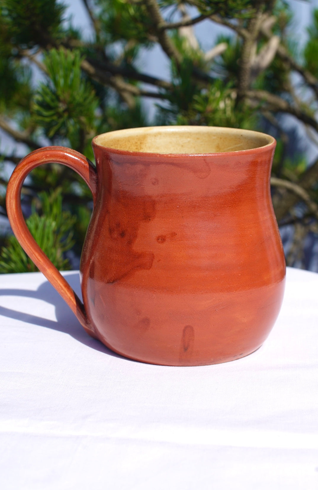 Tasse zimt Spirale 24 Karat Gold