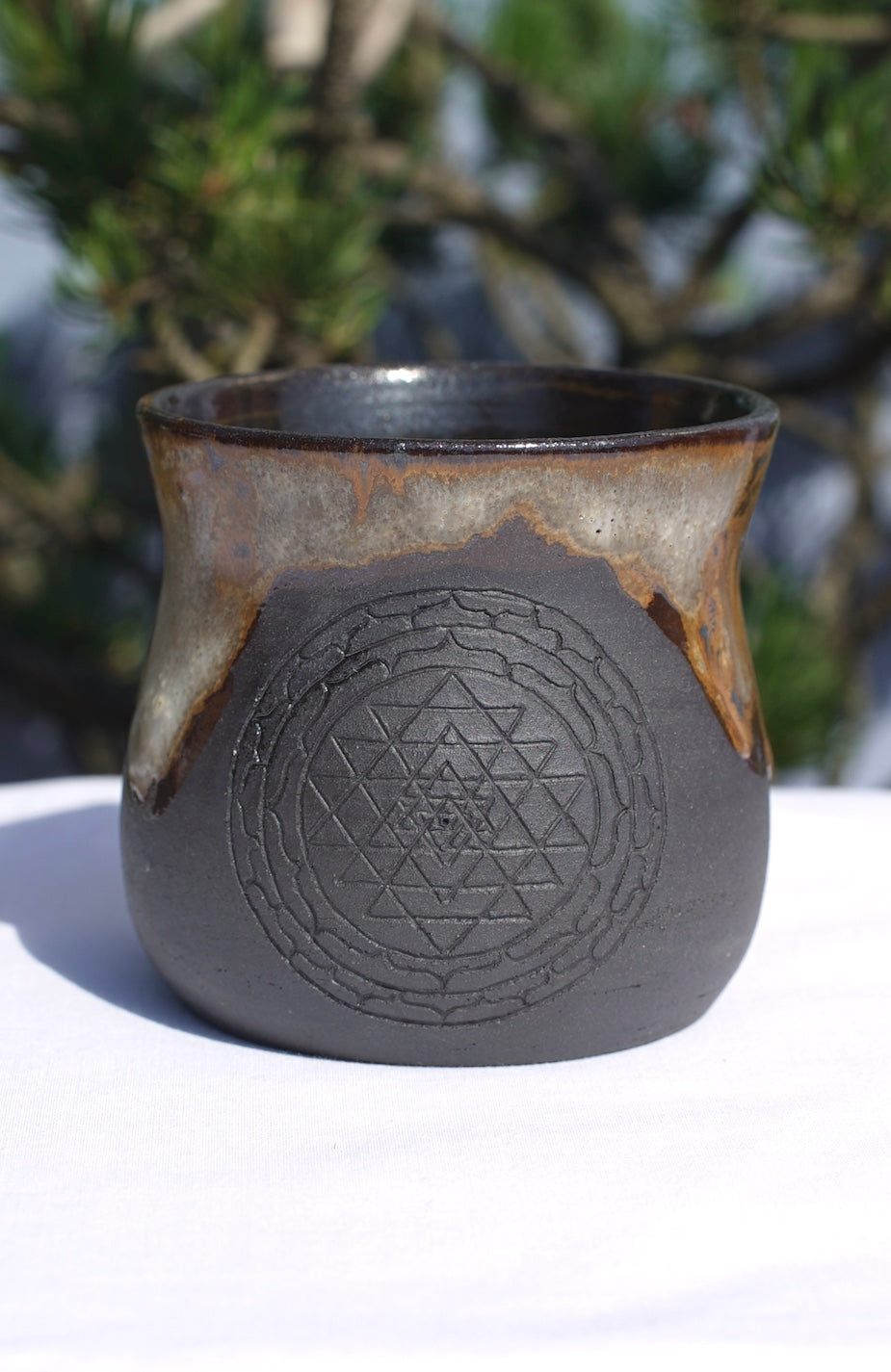Becher Kakaozeremonie mit Sri Yantra
