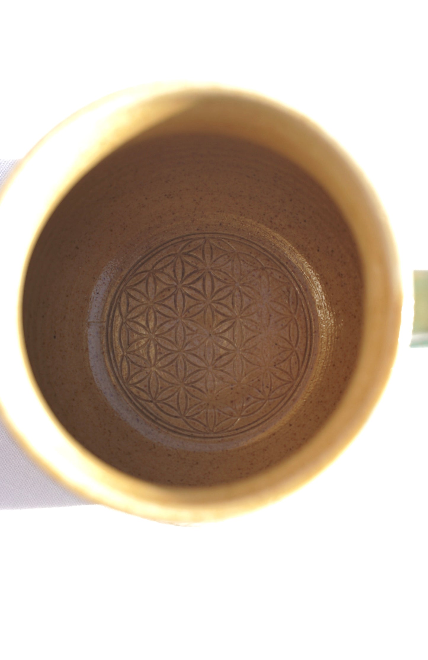Tasse jade Metatrons Würfel
