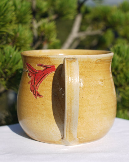 Tasse Colibri avec or véritable