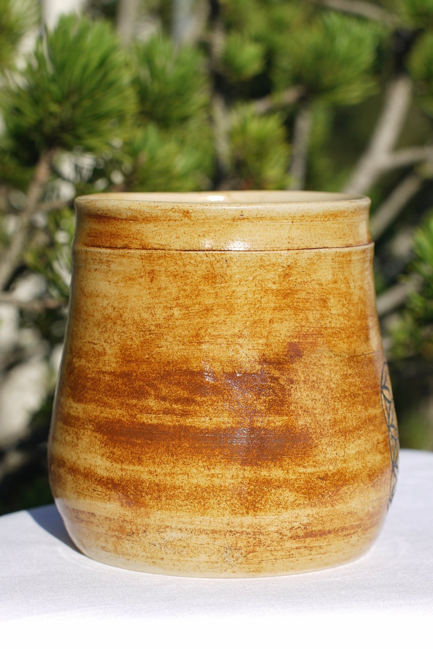 Tasse antik Blume des Lebens