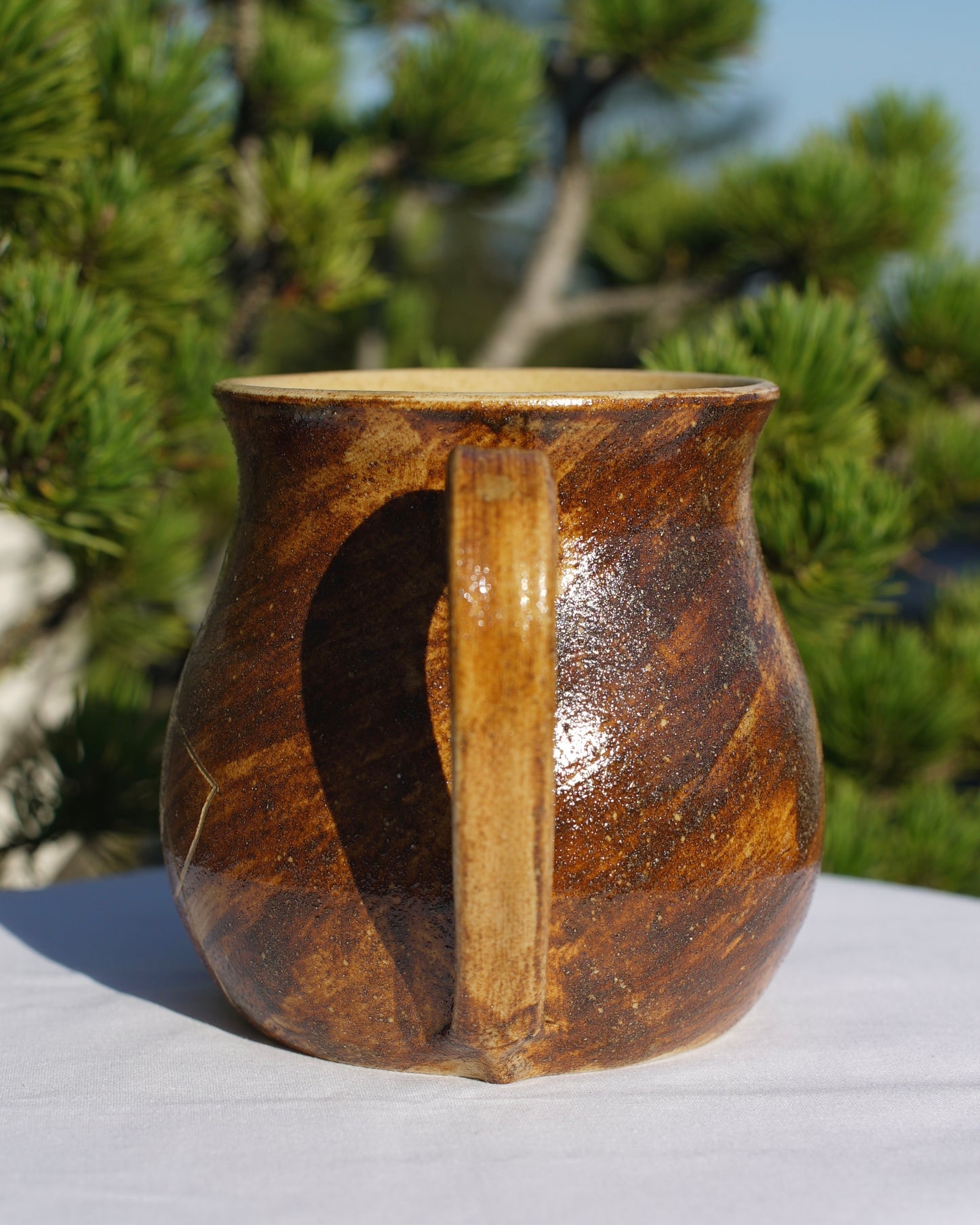 Cup of Venus flower with healing clay