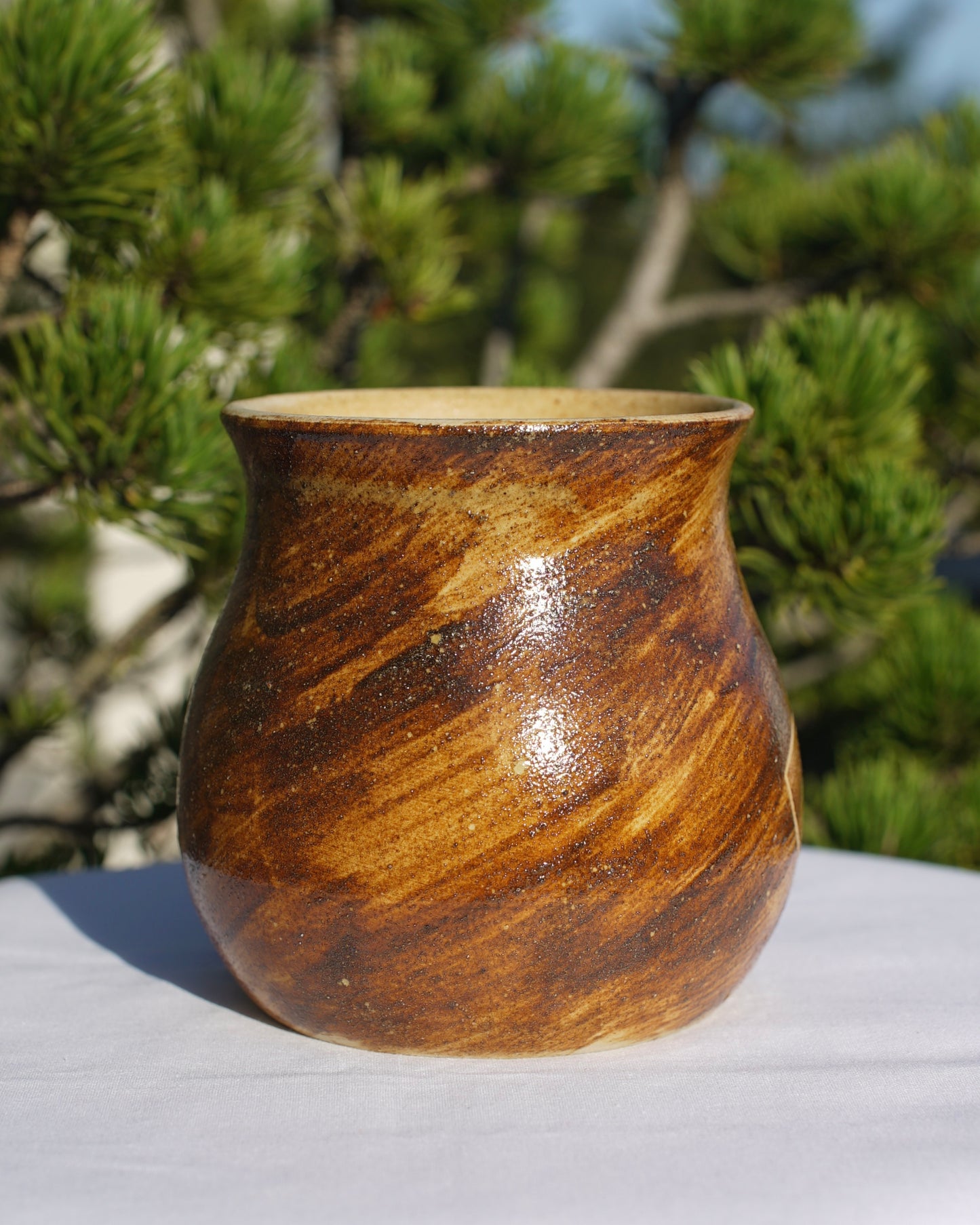 Cup of Venus flower with healing clay