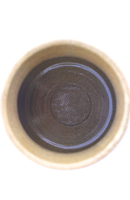Vase Fleur de vie or 24 carats