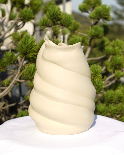 Vase "coquille d'escargot