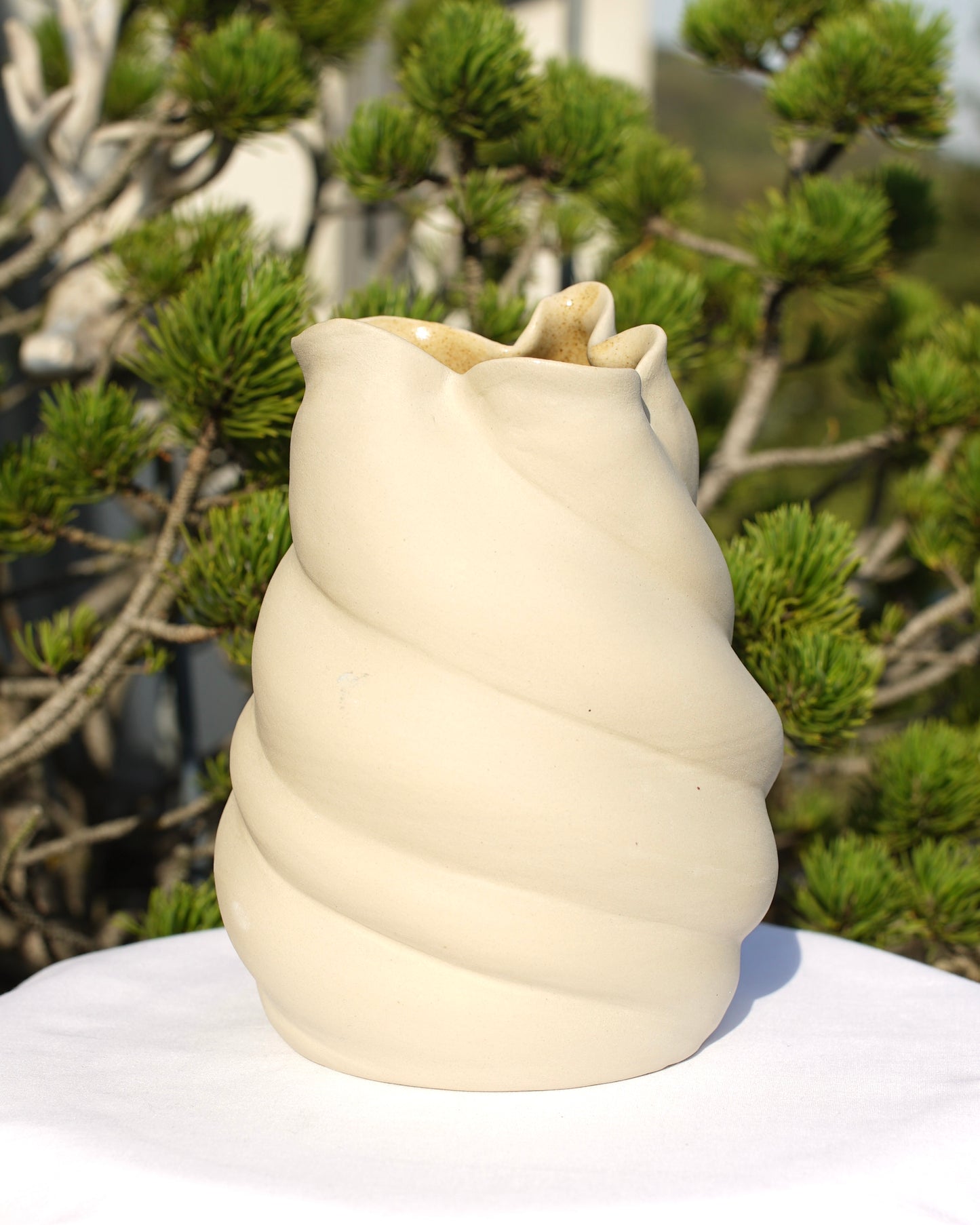 Vase "coquille d'escargot