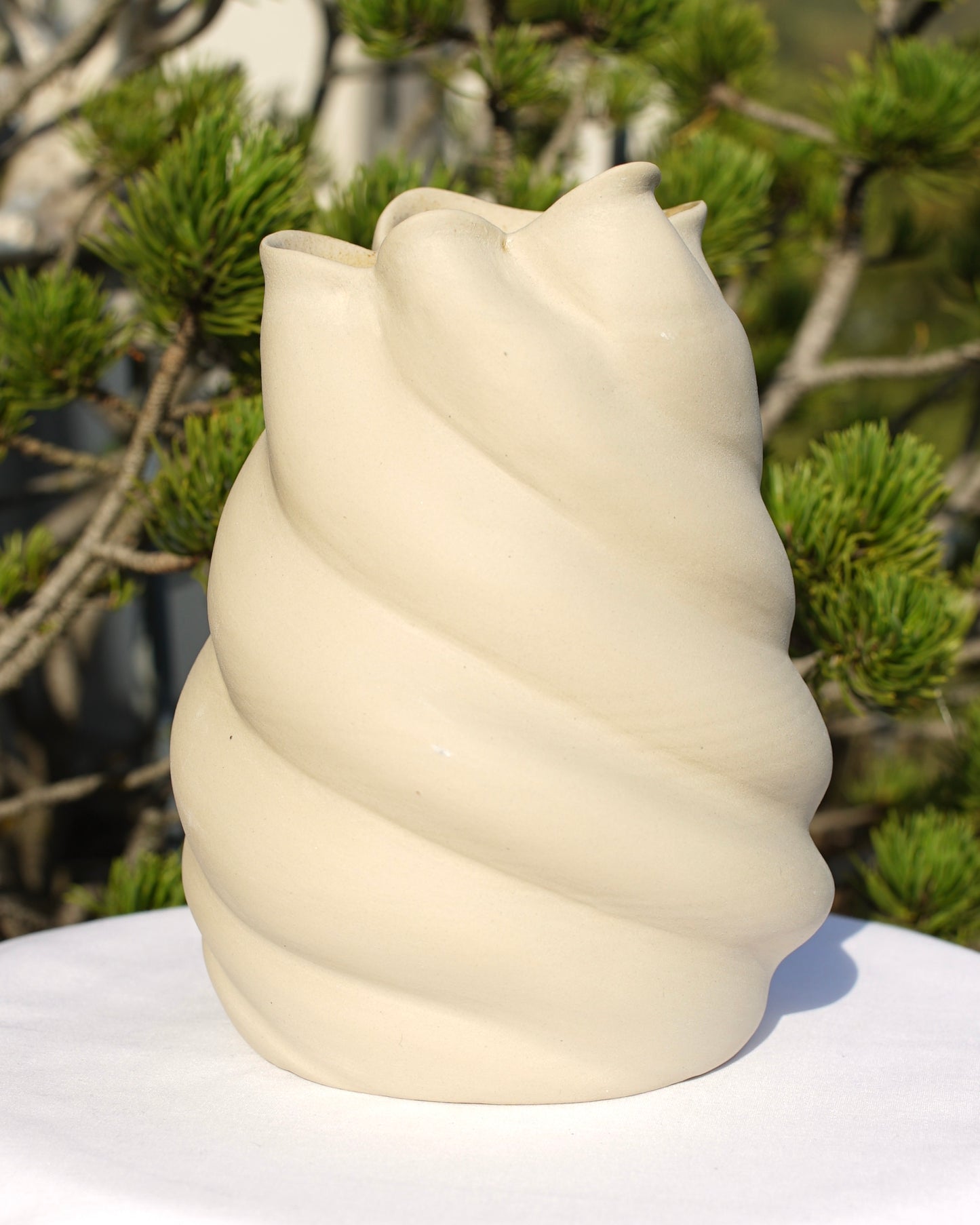Vase "coquille d'escargot