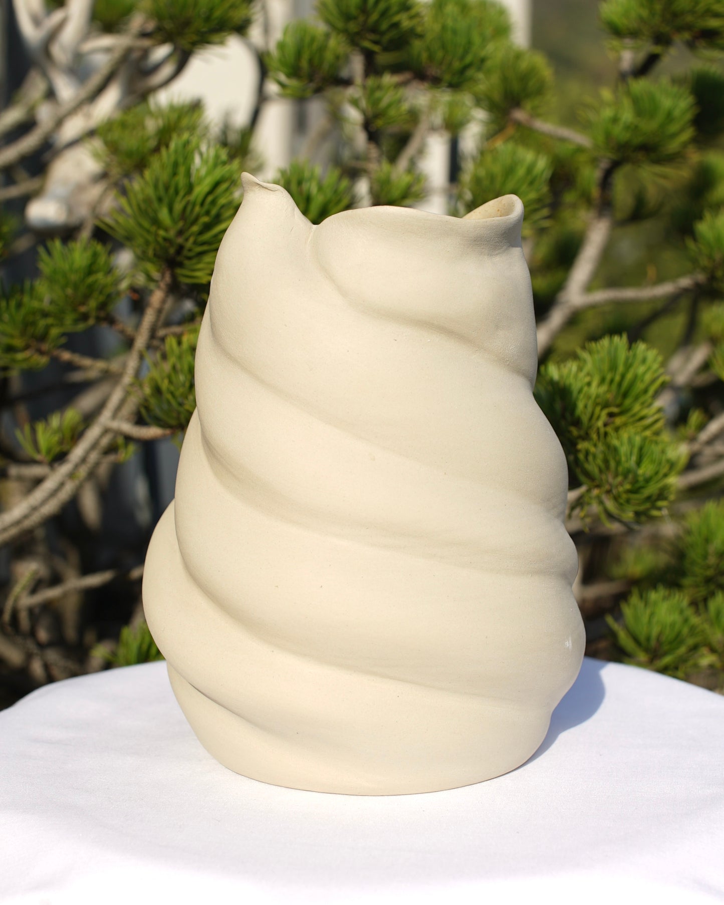 Vase "coquille d'escargot