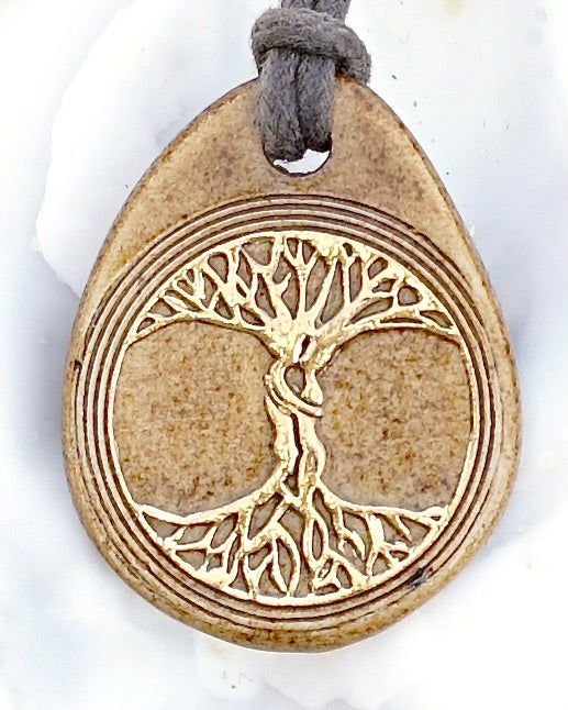 Amulett Lebensbaum Echtgold