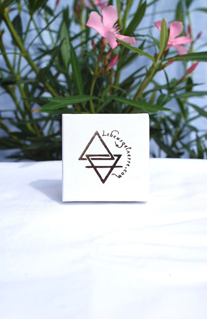 Amulette avec fleur de vie en or 24 carats