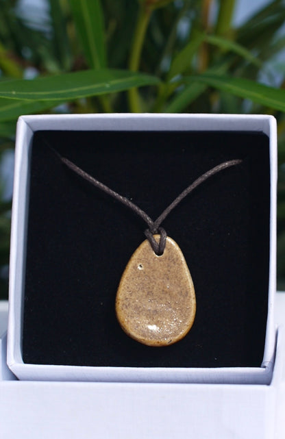 Amulett Yin Yang in 24 Karat Gold klein