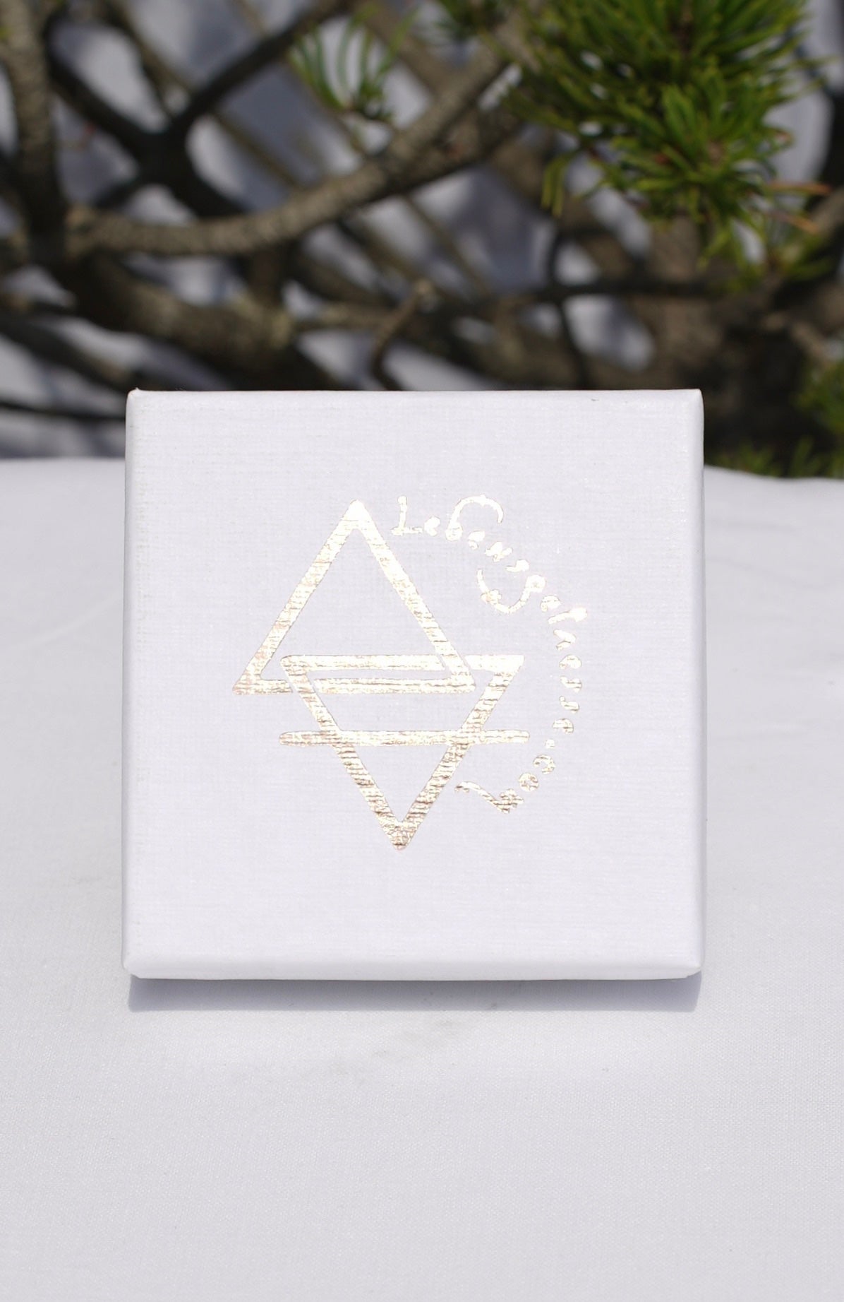 Amulett Samen des Lebens und Blume des Lebens in 24 Karat Gold