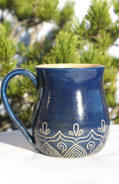 Tasse Mandala bleue