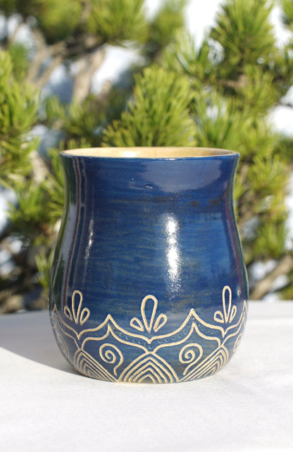 Tasse Mandala bleue