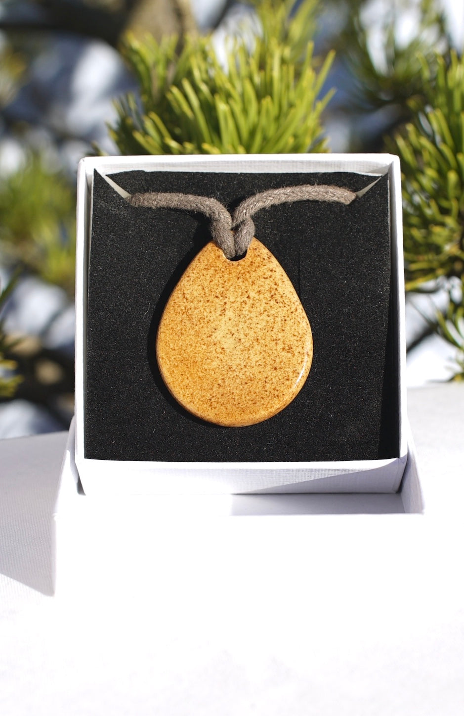 Amulett Lebensbaum 24 Karat Gold