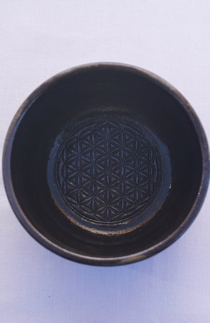 Gobelet Cérémonie du cacao avec Sri Yantra -2-