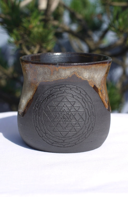 Becher Kakaozeremonie mit Sri Yantra