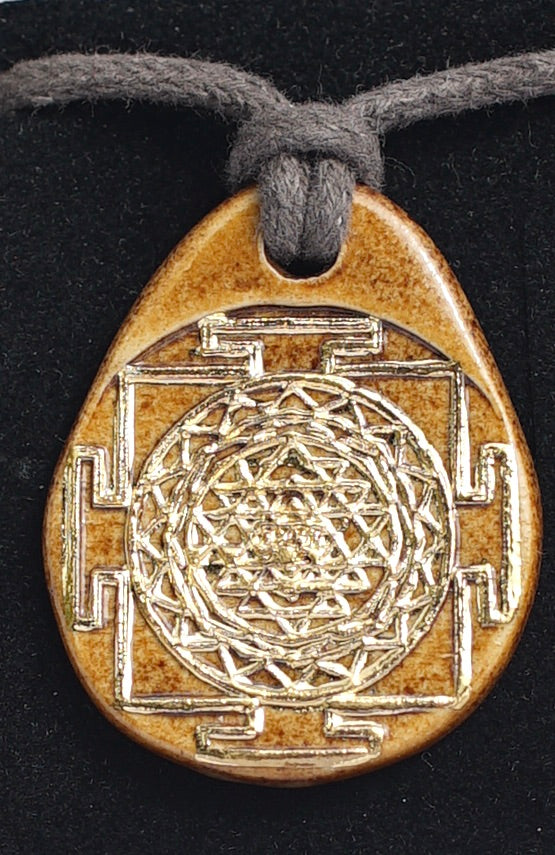 Amulette Sri Yantra en or 24 carats, bobine de Lakhovsky en cuivre véritable 2