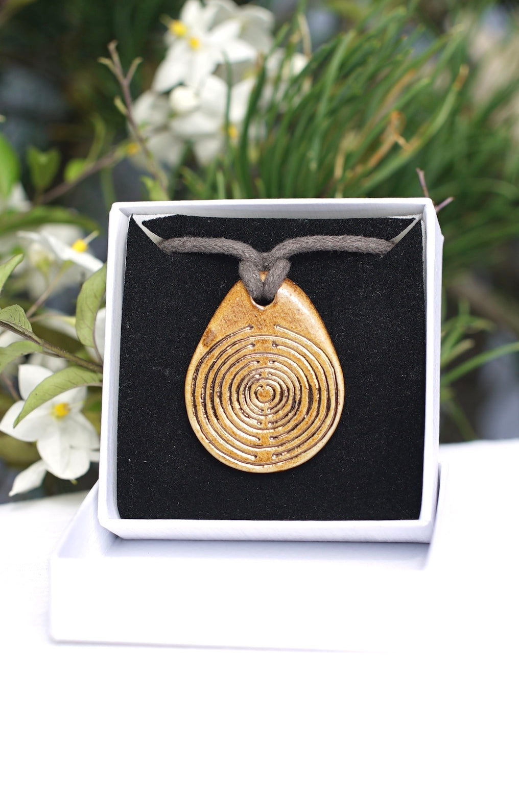 Amulette Sri Yantra en or 24 carats, bobine de Lakhovsky en cuivre véritable