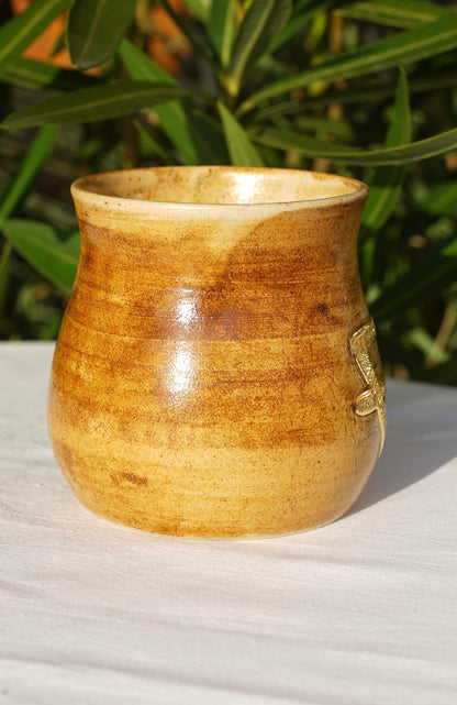 Tasse "Die Erde" 24 Karat Gold