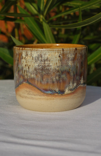 Mug cocoa ceremony with Sri Yantra 24 carat gold