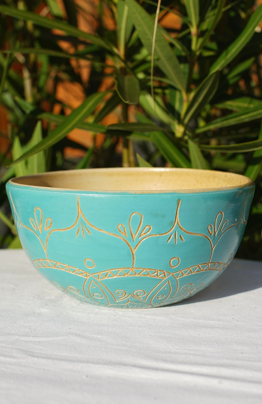 Müslischale XL-jade Mandala