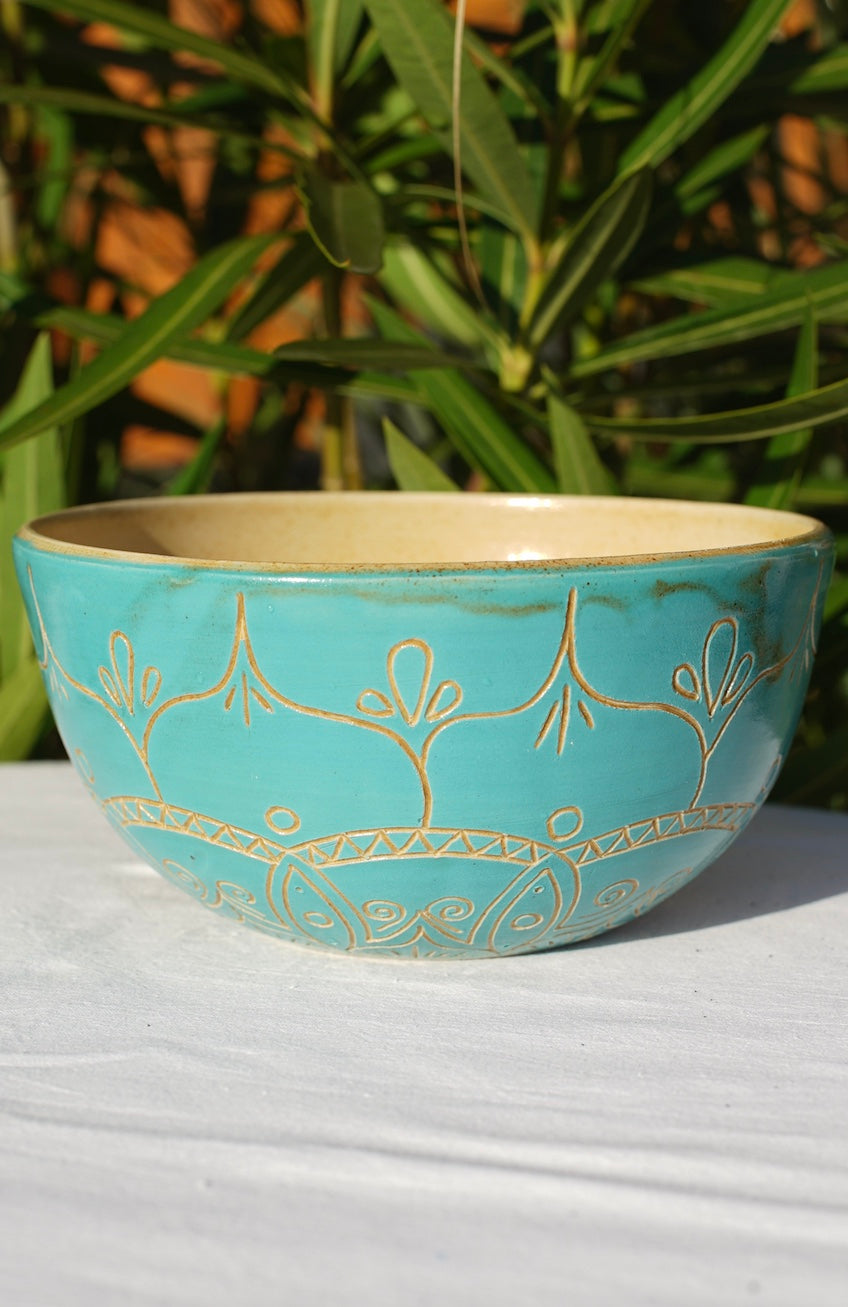 Müslischale XL-jade Mandala