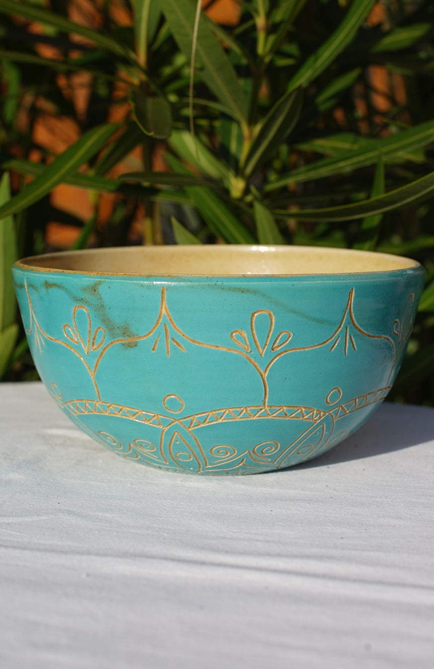 Müslischale XL-jade Mandala