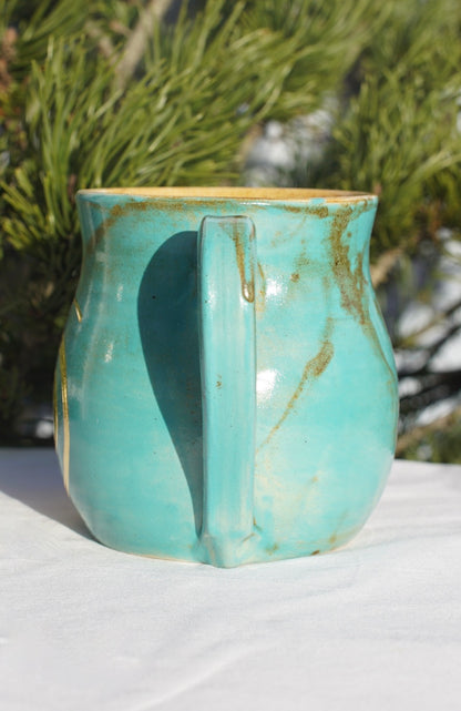 Tasse Jade Spirale 24 Karat Gold