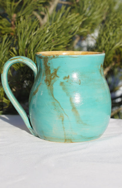 Tasse Jade Spirale 24 Karat Gold