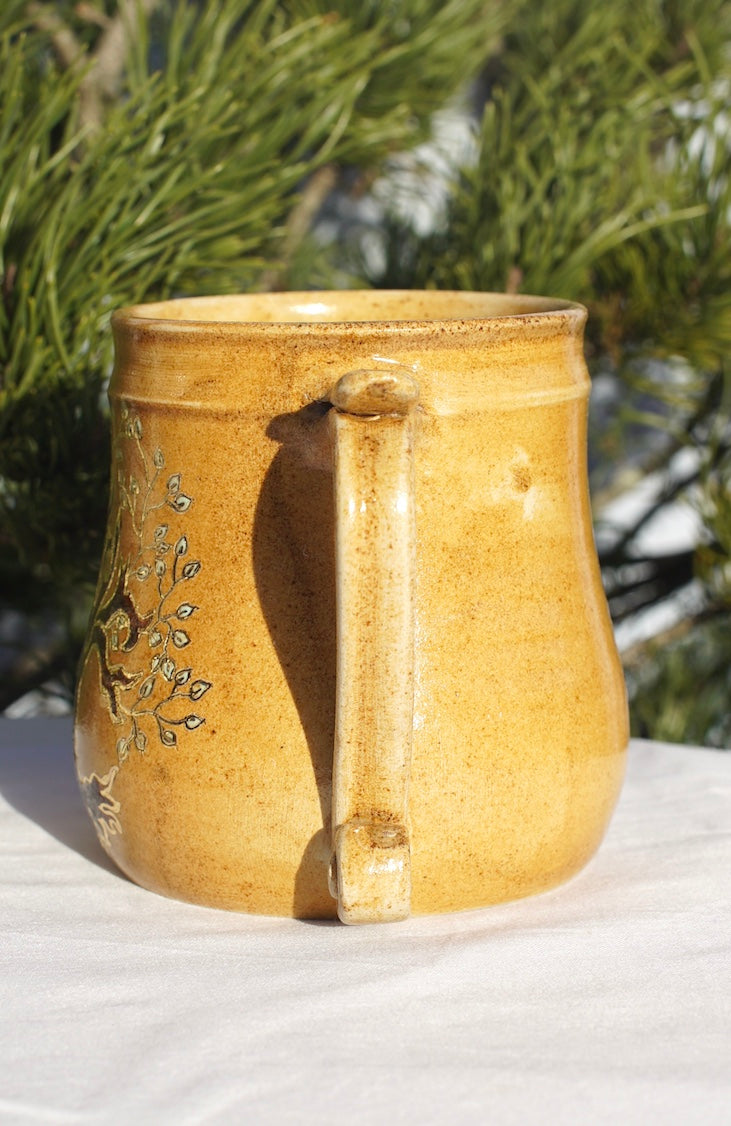 Tasse Arbre de vie antique avec terre médicinale et or