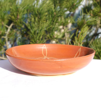 tiefer Teller / Bowl Blume des Lebens