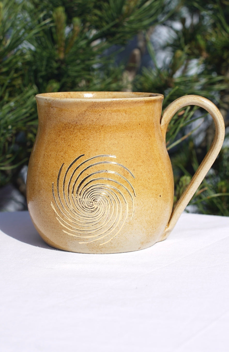Tasse Spirale 24 Karat Gold