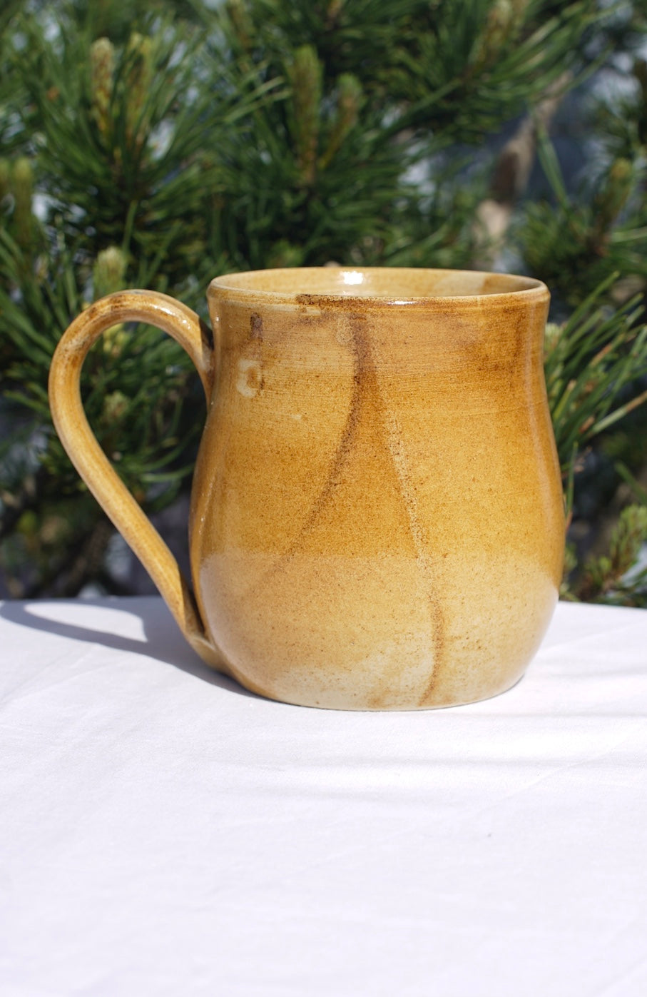 Tasse Arbre de vie avec terre médicinale et or 24 carats