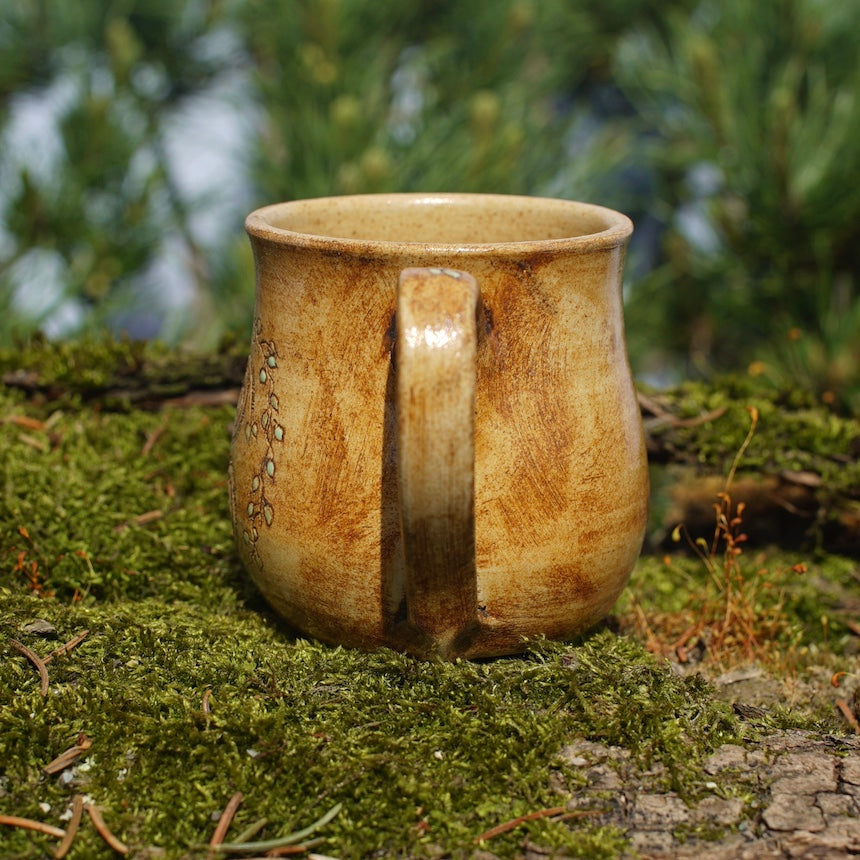 Espresso-Tasse Triskele und Algiz-Rune
