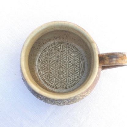 Tasse d'argile Mandala