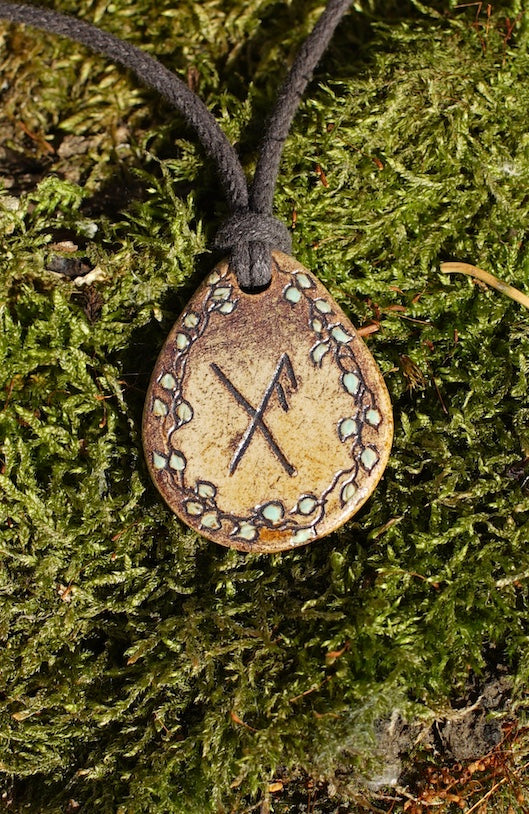 Amulett Binderune "Gibu Auja" (Schutz und Glück)