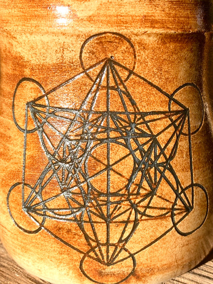 Tasse antique Metatrons Cube
