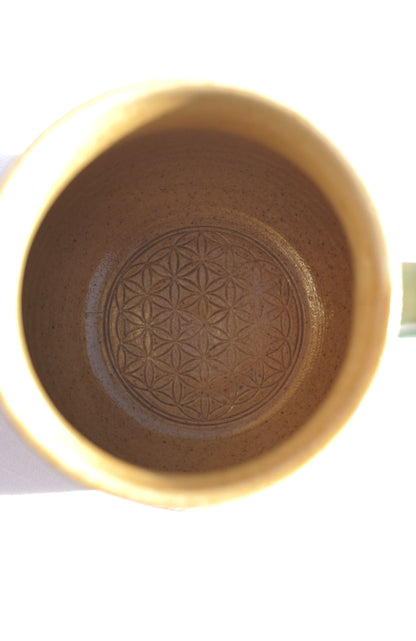 Tasse jade Metatrons Würfel