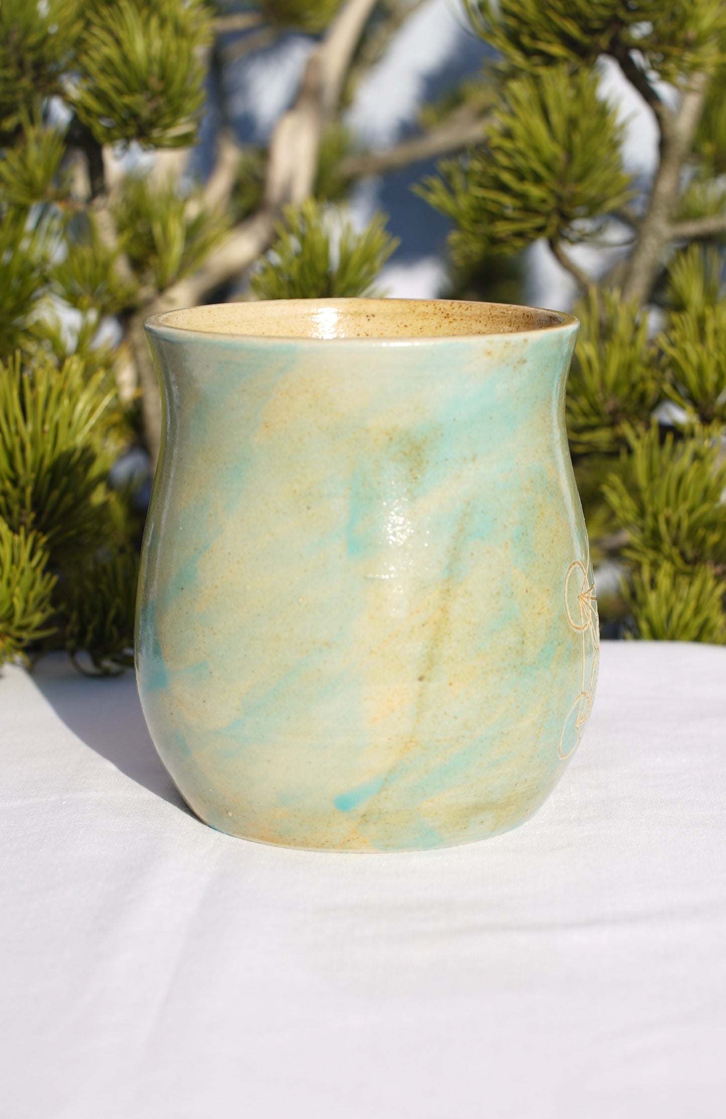 Tasse jade Metatrons Würfel